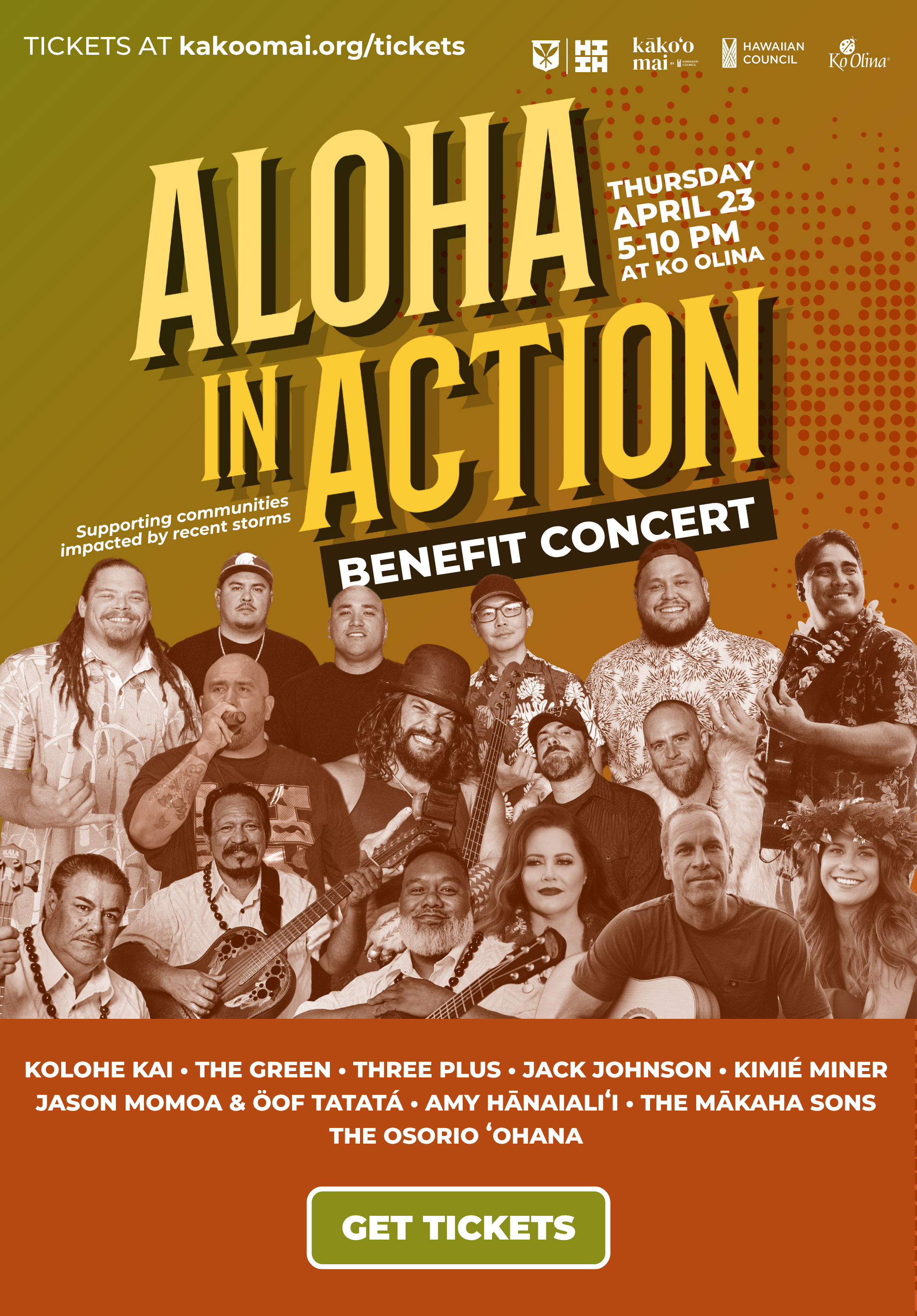 Aloha in Action Benefit Concert — Kākoʻo Mai | Hawaiian Council